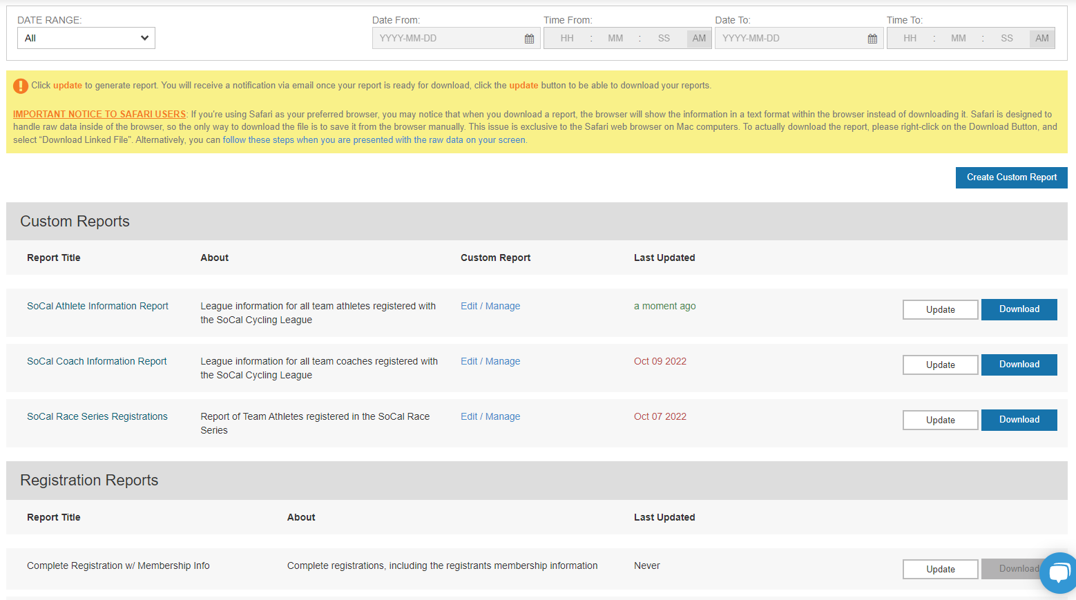 Safari right-click menu with Download Linked File
