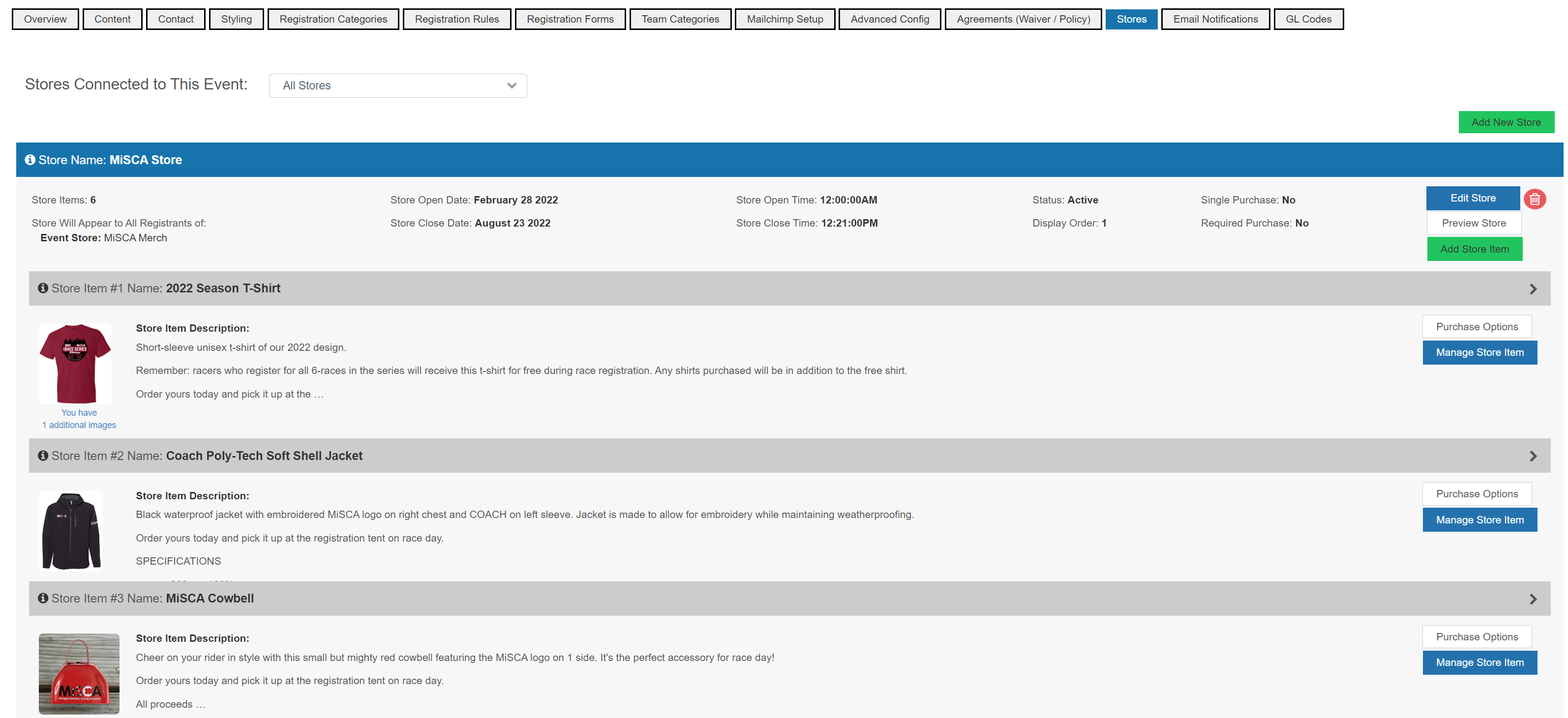 Configuration de la boutique de l’équipe