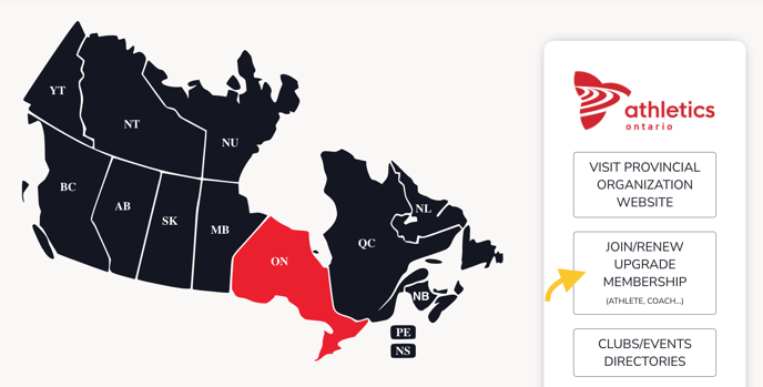 Page de la province avec JOIN / RENEW / UPGRADE MEMBERSHIP