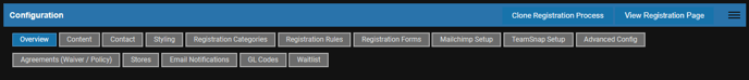 Configuration tabs with the Overview sub-tab
