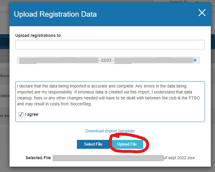 Upload File et le message de réussite