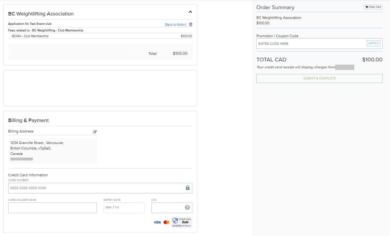 Bouton Pay Online et le panier